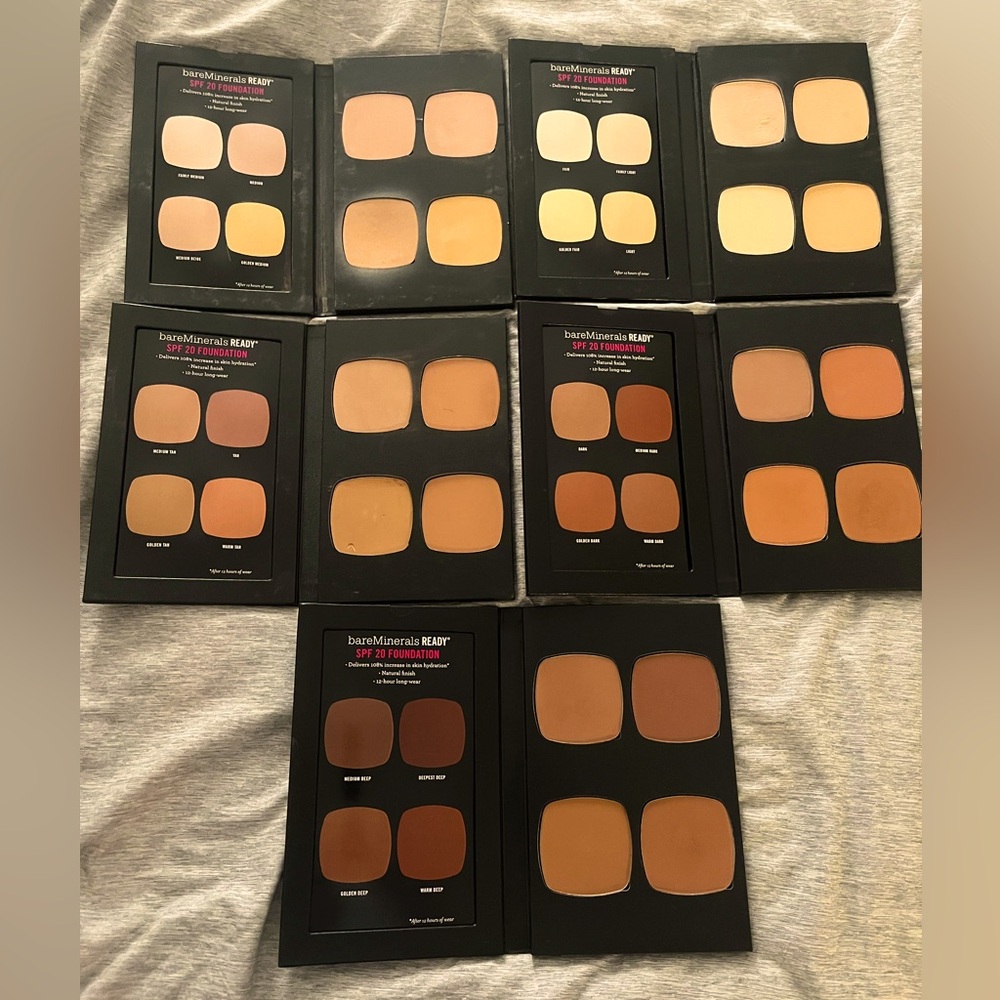 Bare Minerals Ready foundation kit in all shades